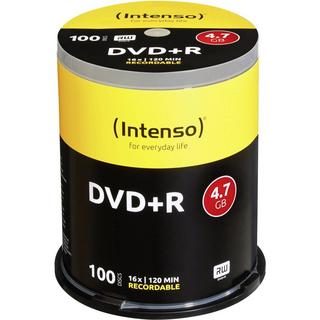 Intenso  Intenso 4111156 DVD vierge 4,7 Go DVD+R 100 pièce(s) 