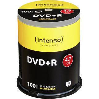 Intenso  Intenso 4111156 DVD vierge 4,7 Go DVD+R 100 pièce(s) 