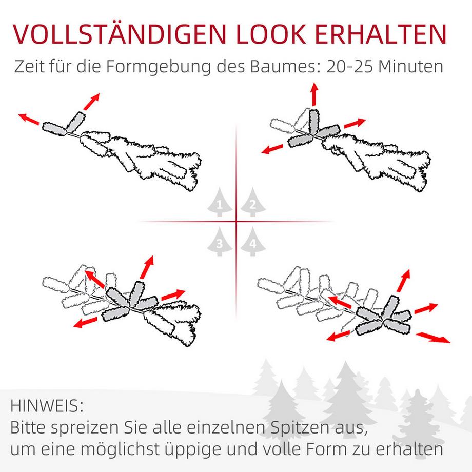 HOMCOM arbre de Noël  