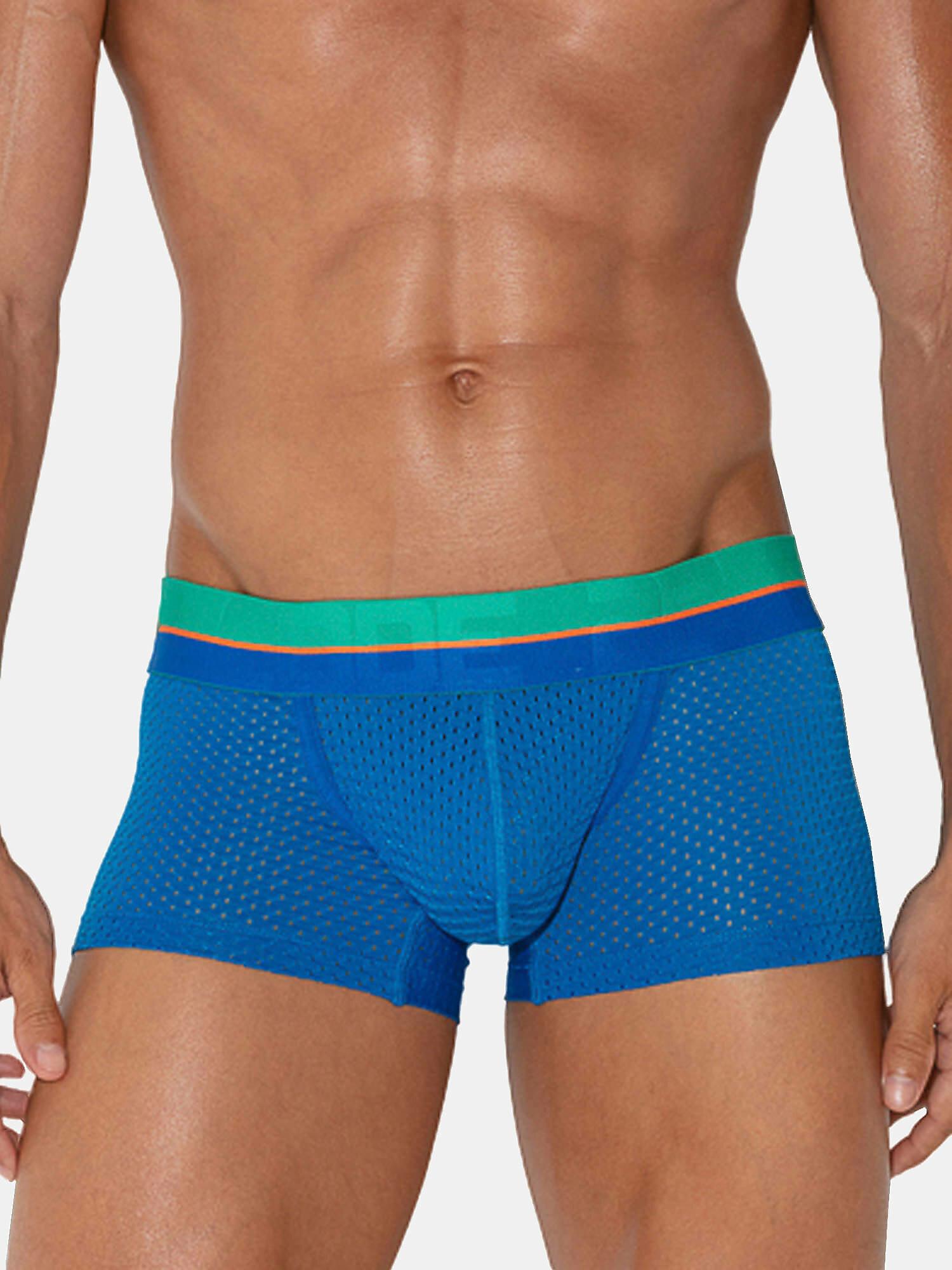 Image of Boxer Bright Mesh Herren Blau M