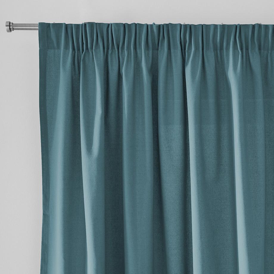 La Redoute Intérieurs  Vorhang aus reiner Baumwolle mit gerafftem Galon 