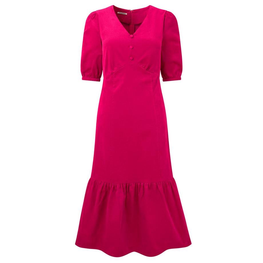 Joe Browns Vintage Kordelkleid mit Puffärmeln  