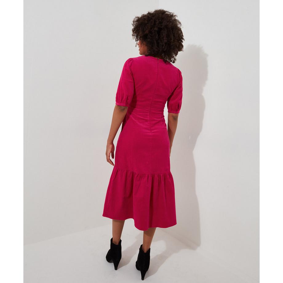 Joe Browns Vintage Kordelkleid mit Puffärmeln  