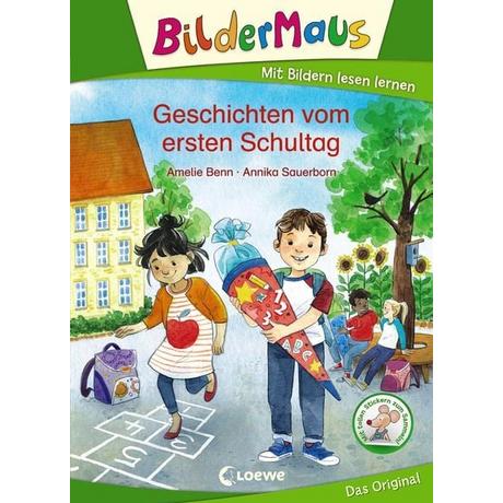 Bildermaus Geschichten vom ersten Schultag Amelie Benn Couverture rigide 