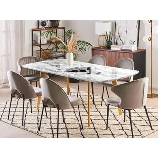 Beliani Table de repas en MDF Moderne MOSBY  