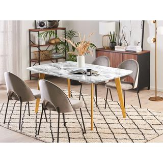 Beliani Table de repas en MDF Moderne MOSBY  