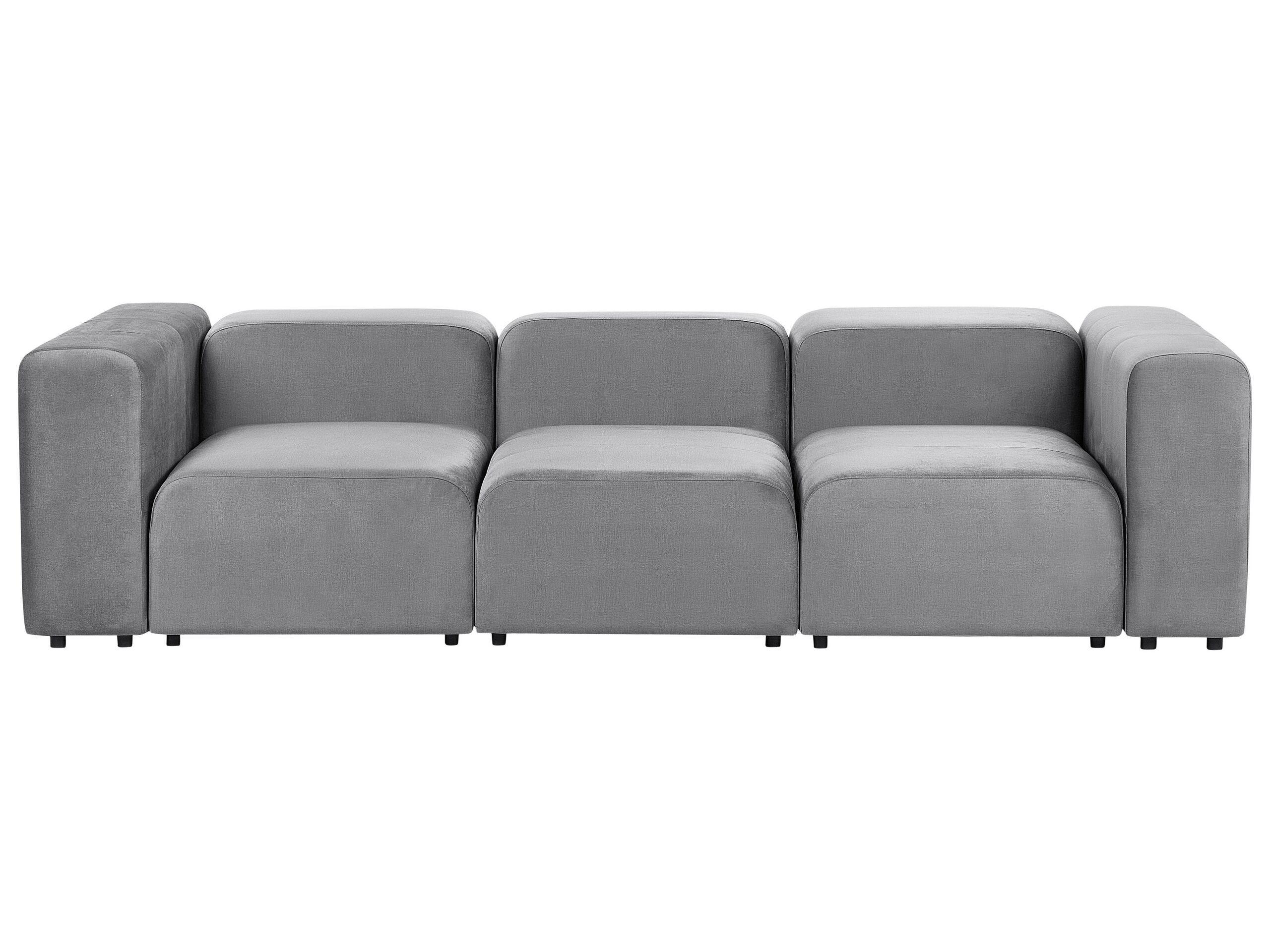 Image of 3 Sitzer Sofa aus Samtstoff Modern FALSTERBO 3 Sitzer Sofa aus Samtstoff Modern FALSTERBO