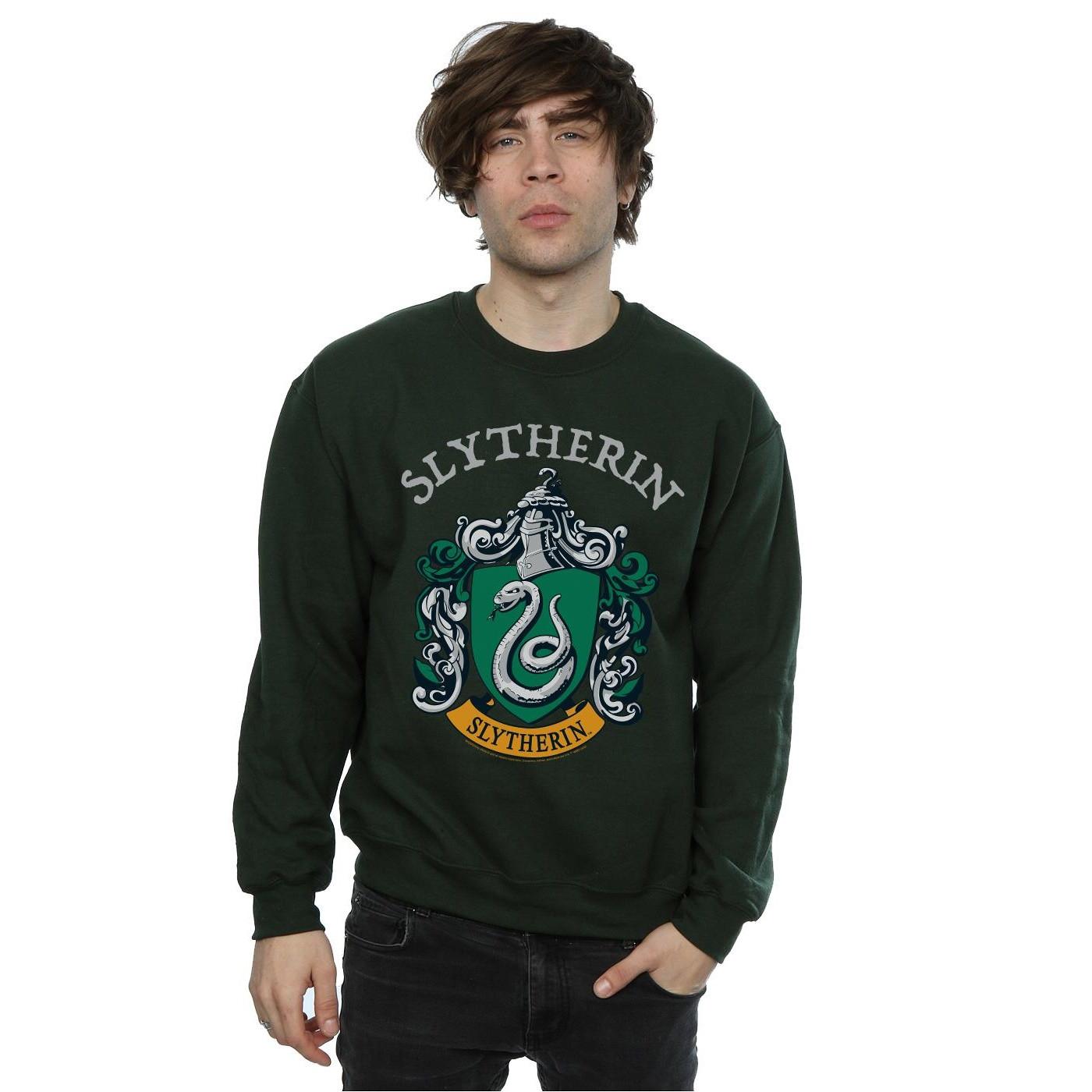 Harry Potter  Sweatshirt en coton à écusson de Serpentard 