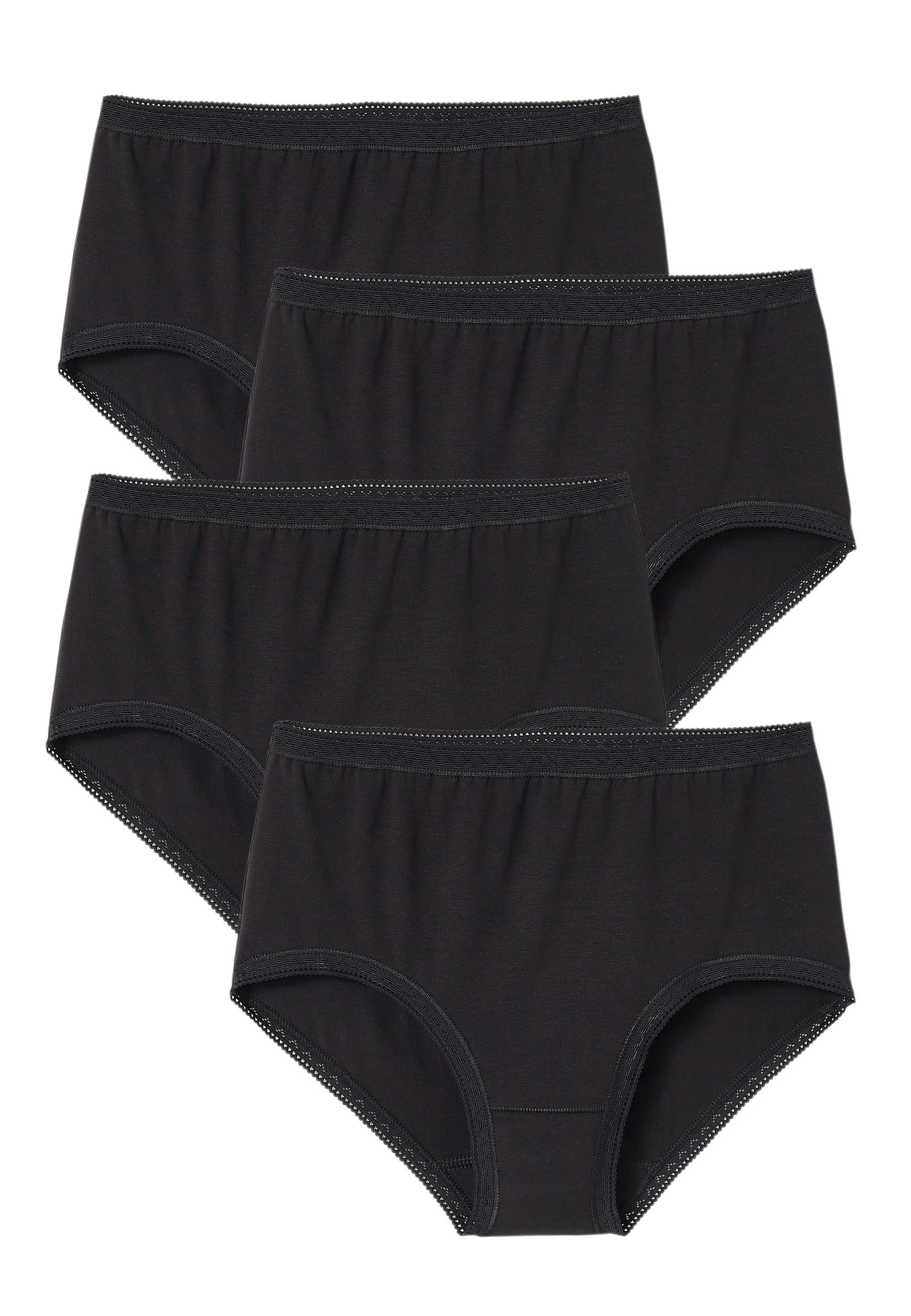 Image of Midi-slips Im 3er-pack + 1 Gratis. Unisex Schwarz 54/56