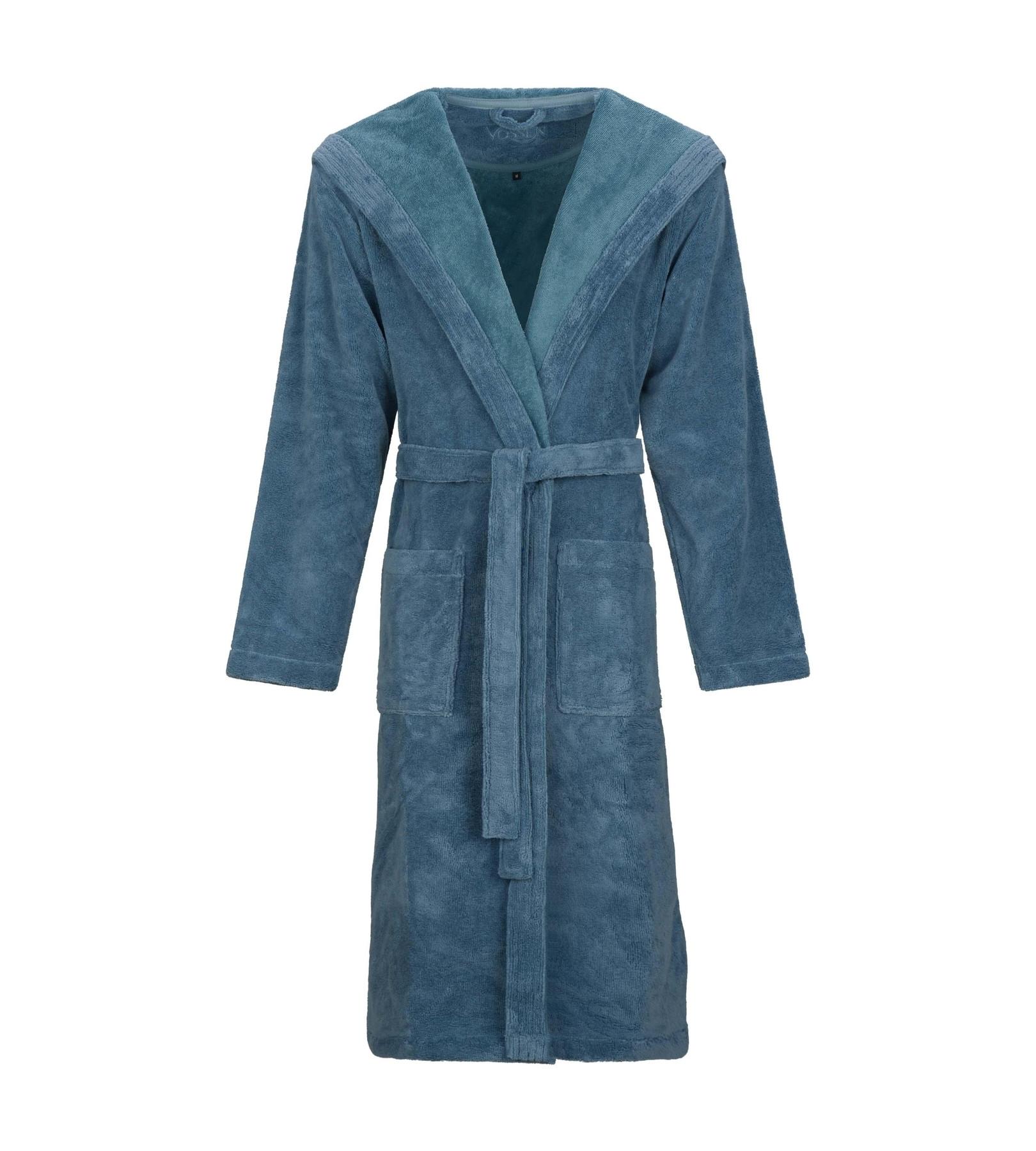 Image of Lynn Bademantel Damen Stahlblau XXL