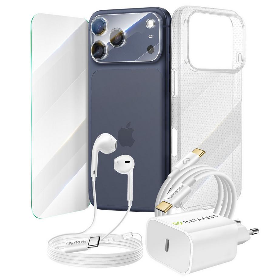 iPhone 17 Pro Max Pack Ladegerät+Earbuds