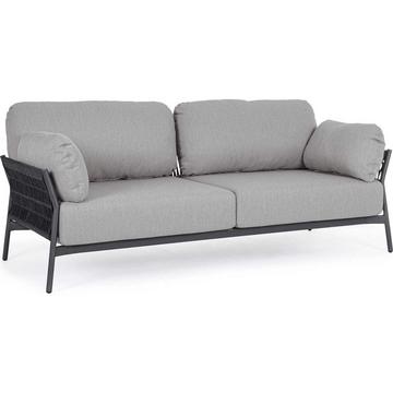 Gartensofa Pardis 2-Sitzer anthrazit-grau