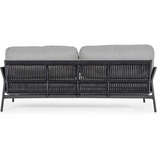 mutoni Gartensofa Pardis 2-Sitzer anthrazit-grau  