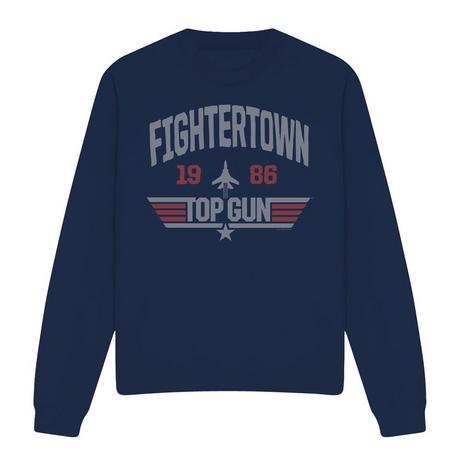 Top Gun Fightertown Stampa Vestibilità Regolare Felpa  