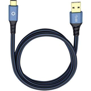 Oehlbach  USB 3.1 Anschlusskabel A/USB-C 0.5 m 