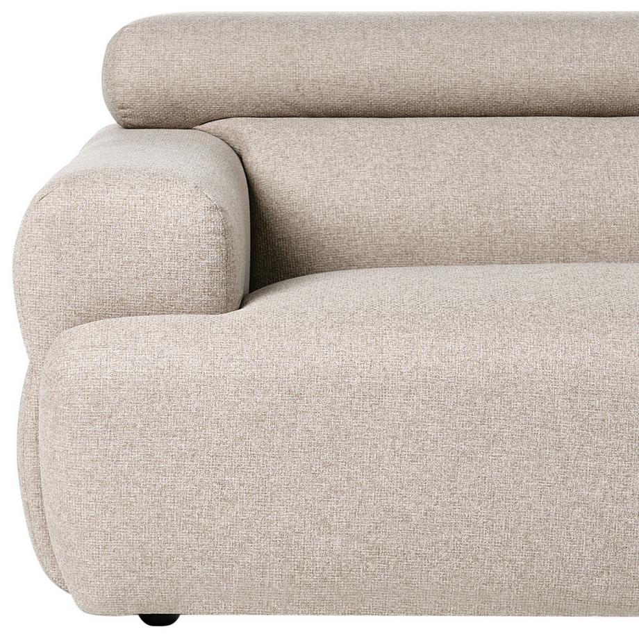 Beliani Canapé 3 places en Tissu Moderne HOVDEN  