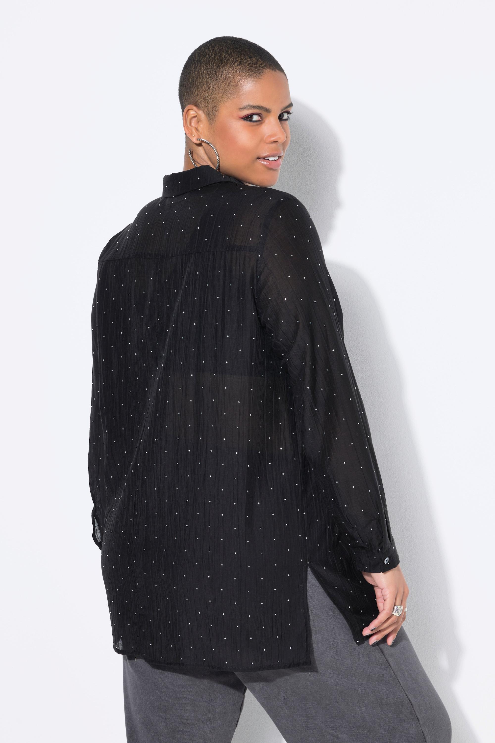 Studio Untold Chemisier Boxy Shape Strass Scintillants  