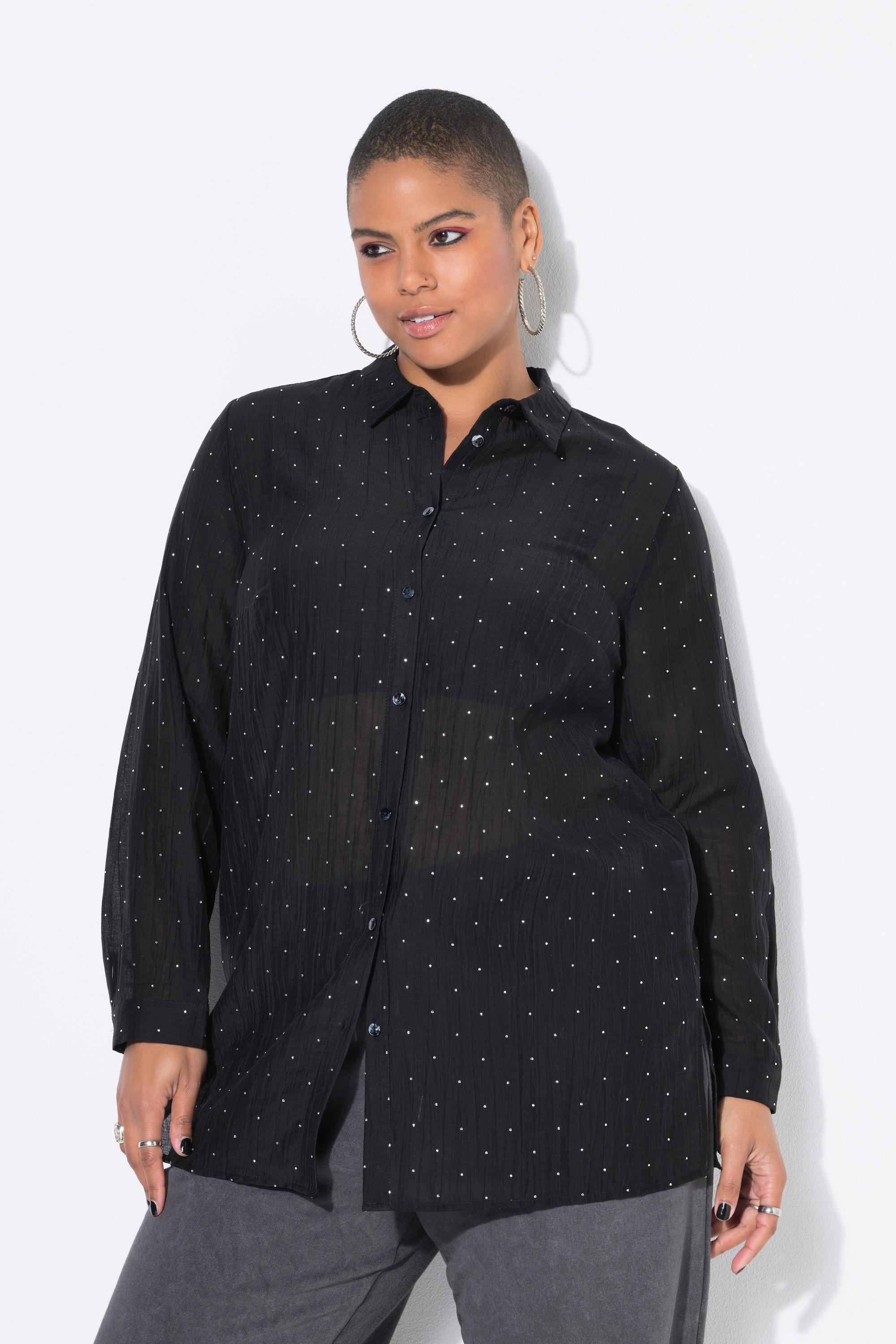 Studio Untold Chemisier Boxy Shape Strass Scintillants  