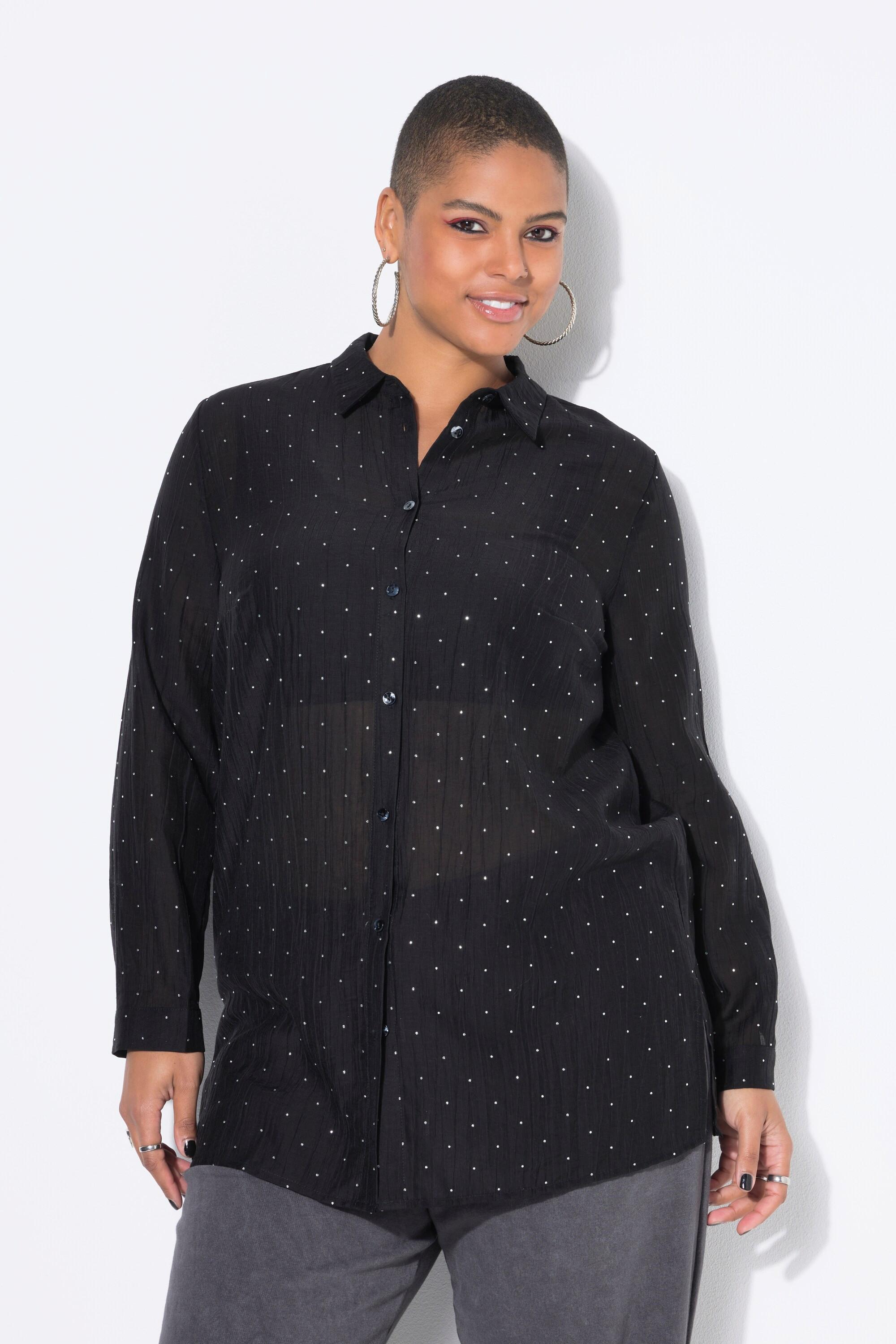 Studio Untold Chemisier Boxy Shape Strass Scintillants  