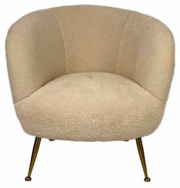 Image of mutoni Fauteuil Amalfi Lammfell - ONE SIZE