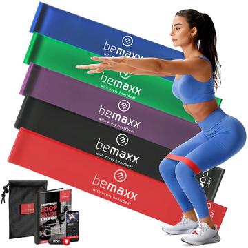 Bemaxx Fitness-Schleifenband 5er-Set, Latex