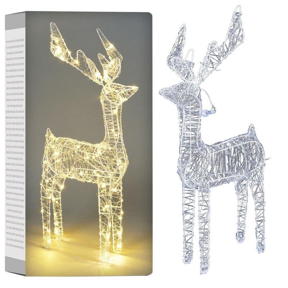 Pulito con 80 luci LED: perfetto per Natale, dentro e fuori