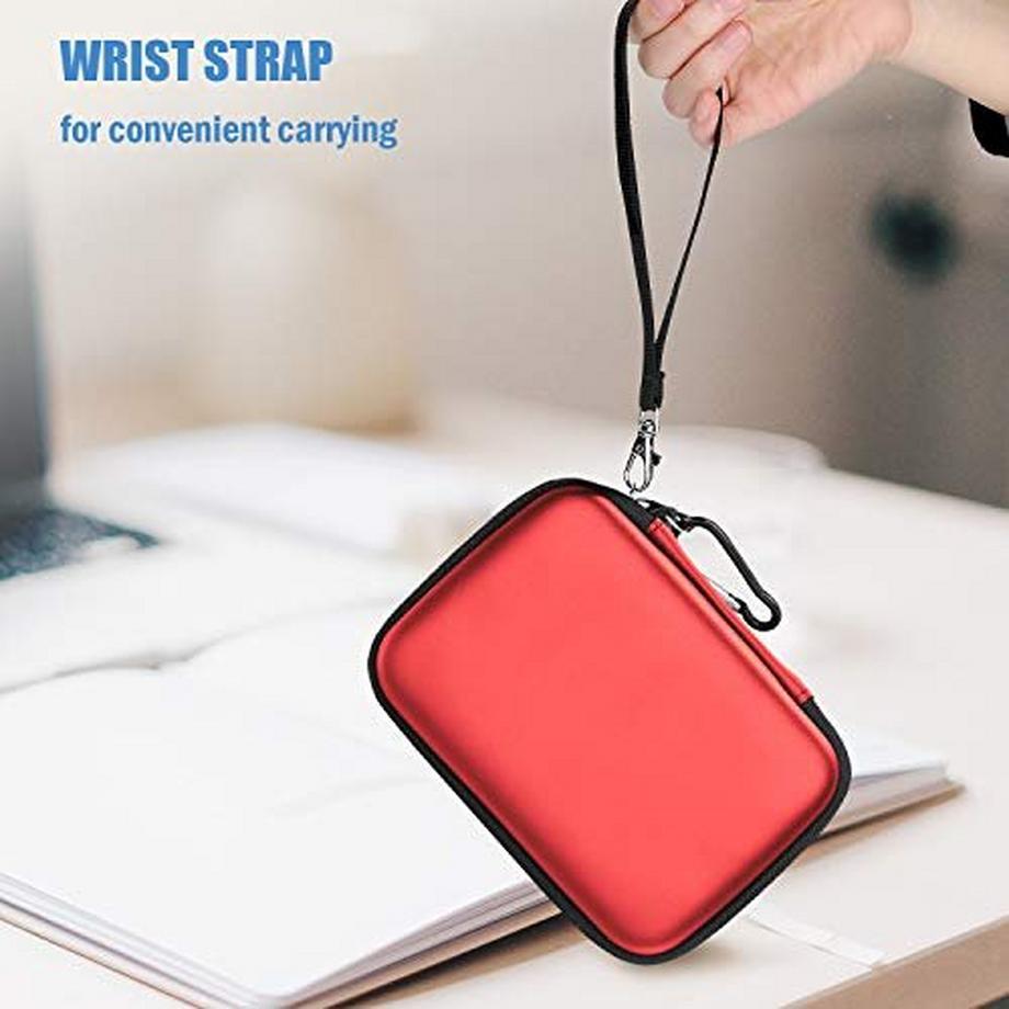 Only-bags.store  Externe Festplattentasche Eva Universal Elektronik Powerbank Tasche Schutzhülle Kabeltasche Travel Organizer für wd My Passport Mobile, Zubehör, Kabel, HDD, SSD 