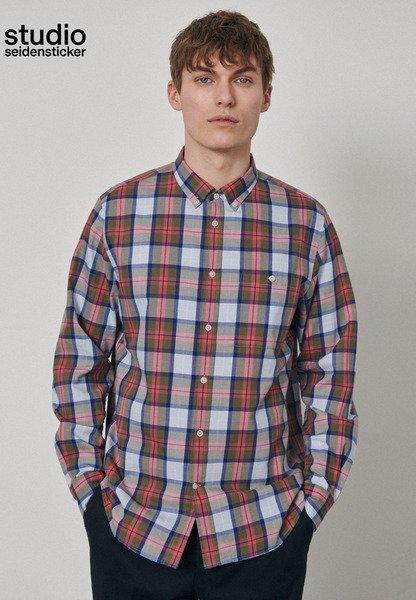 Image of Casual Hemd Regular Fit Langarm Karo Herren Grün M