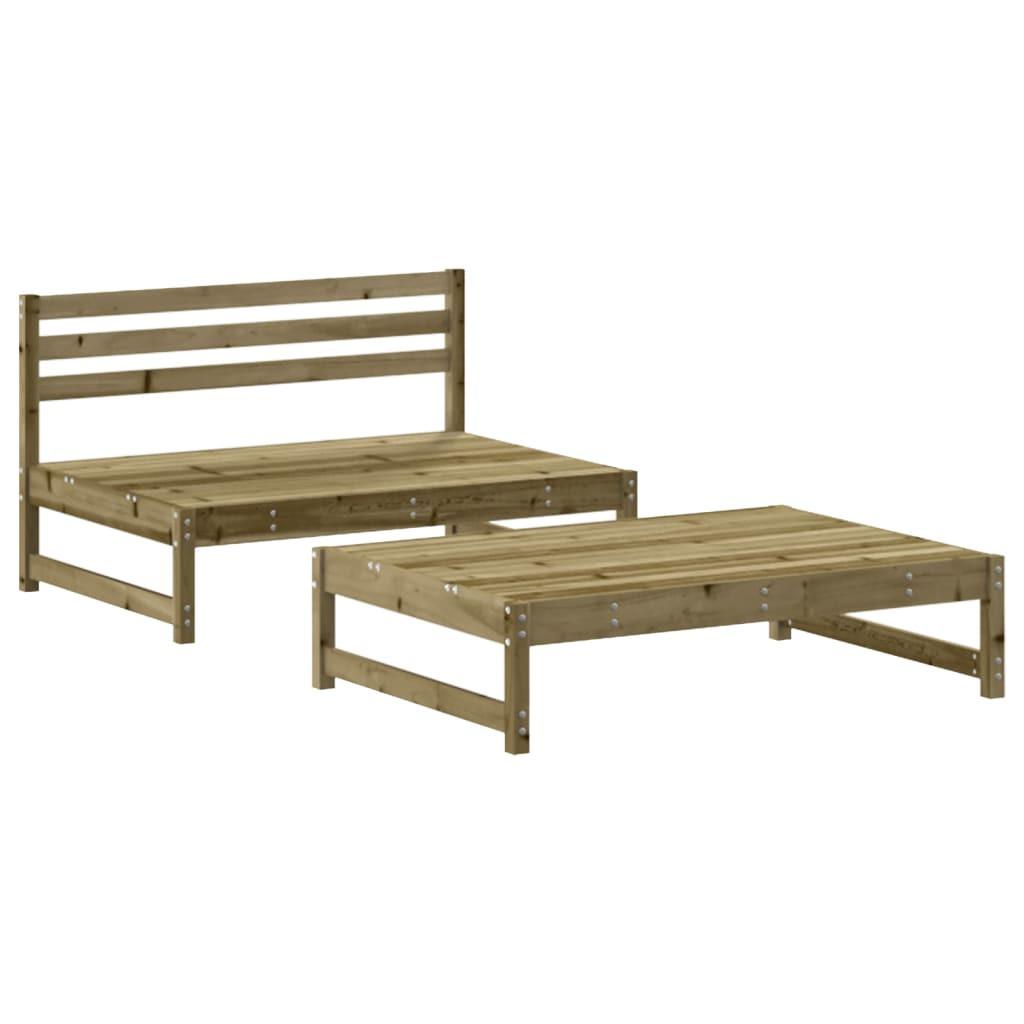 VidaXL set divani da giardino Legno di pino impregnato  