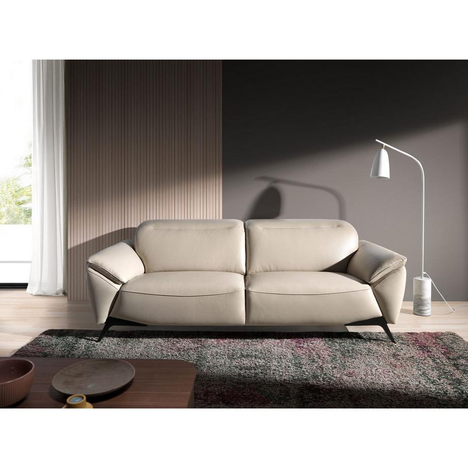 ANGEL CERDA Divano a 3 posti in pelle tortora  