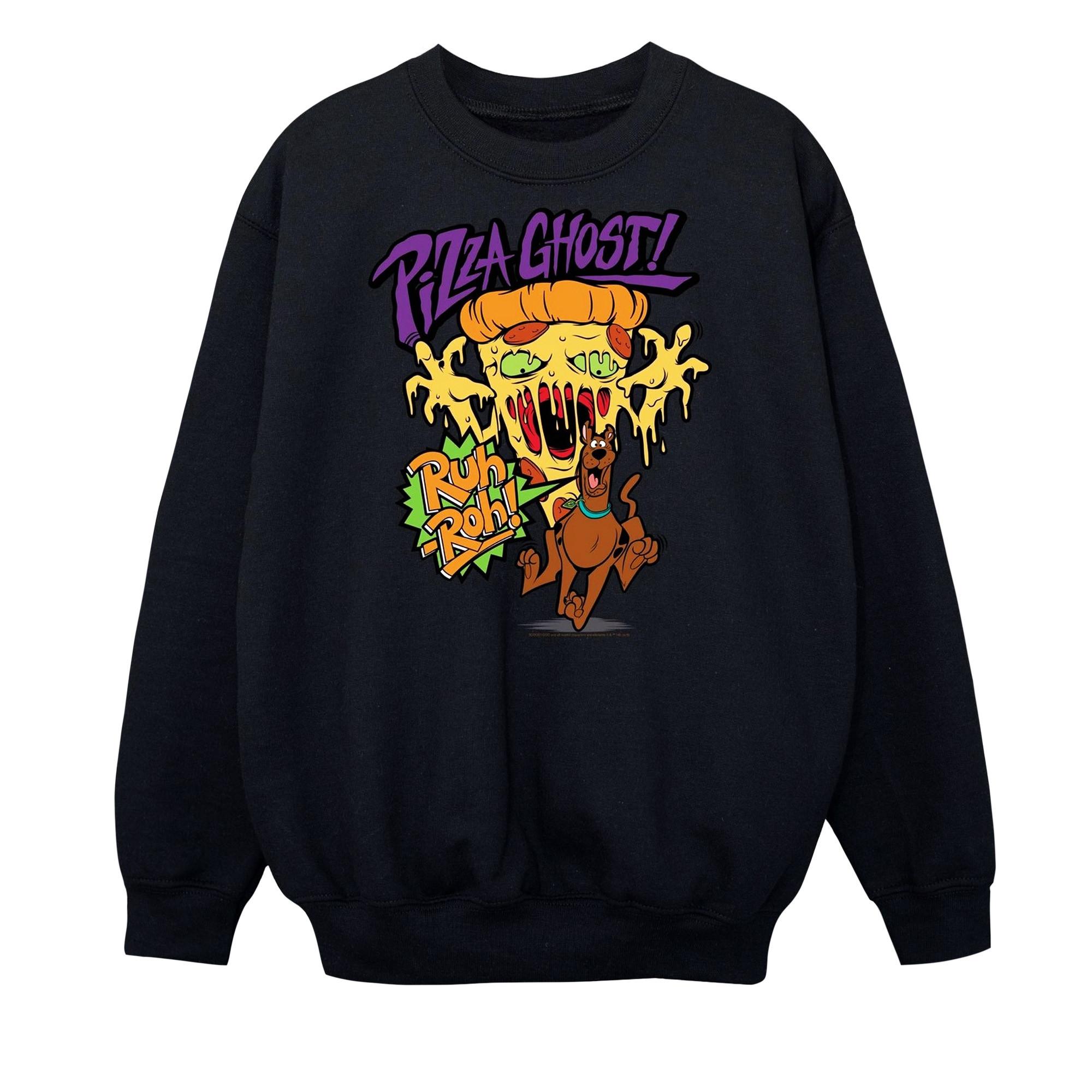 Image of Pizza Ghost Sweatshirt Jungen Schwarz 140/146