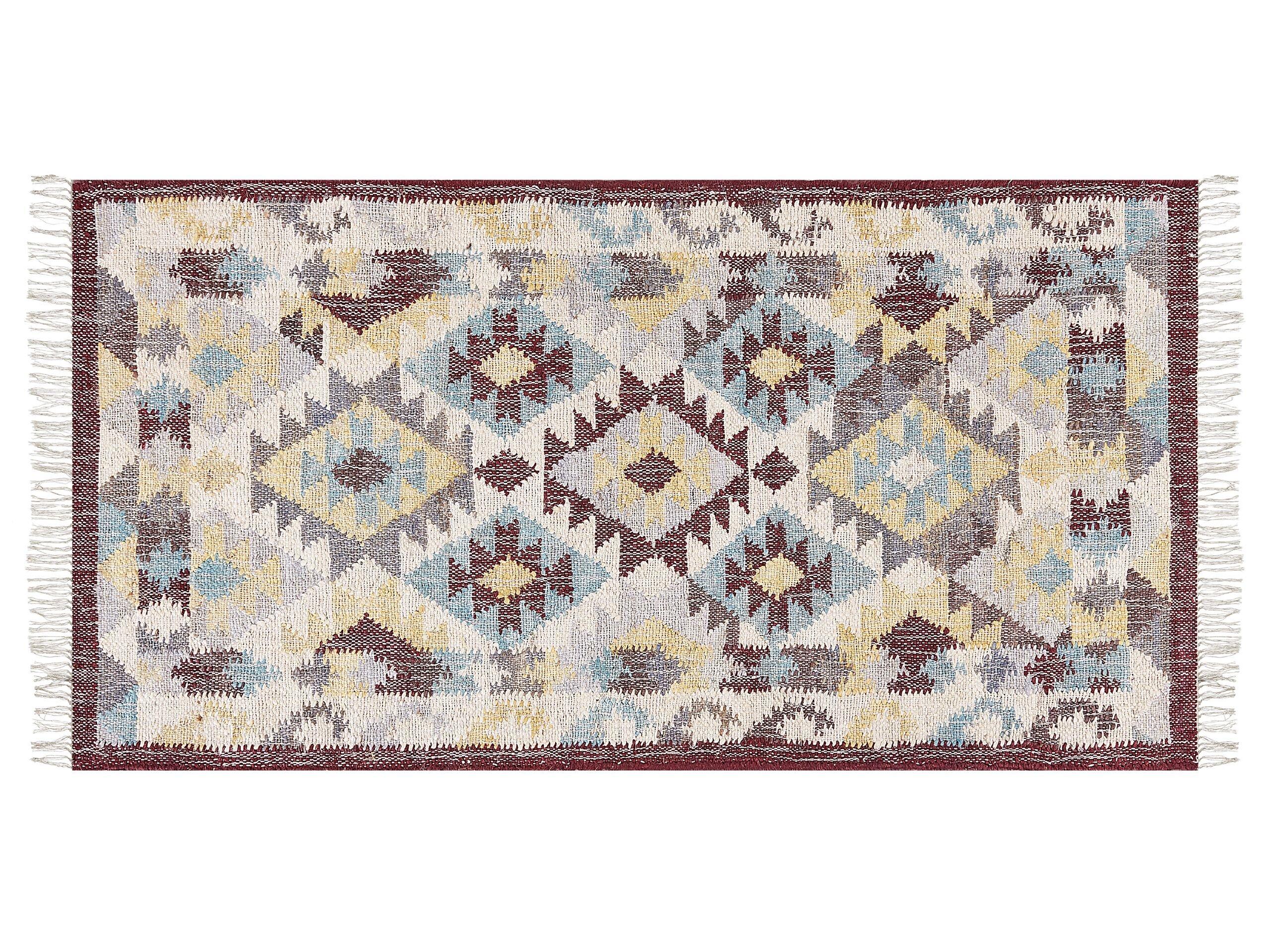 Beliani Tapis en Jute Boho FENER  