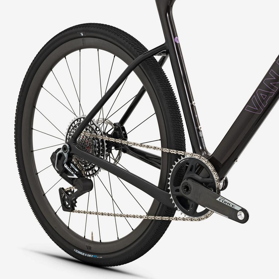 VAN RYSEL  Vélo gravel carbone SRAM Force XPLR 1x13v, EDR-G CF Marron 