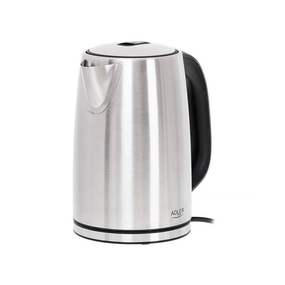 Adler Wasserkocher mit LCD Display 1.7L chromstahl  