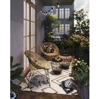 KARE Design Cuscino grigio lava 45x45  