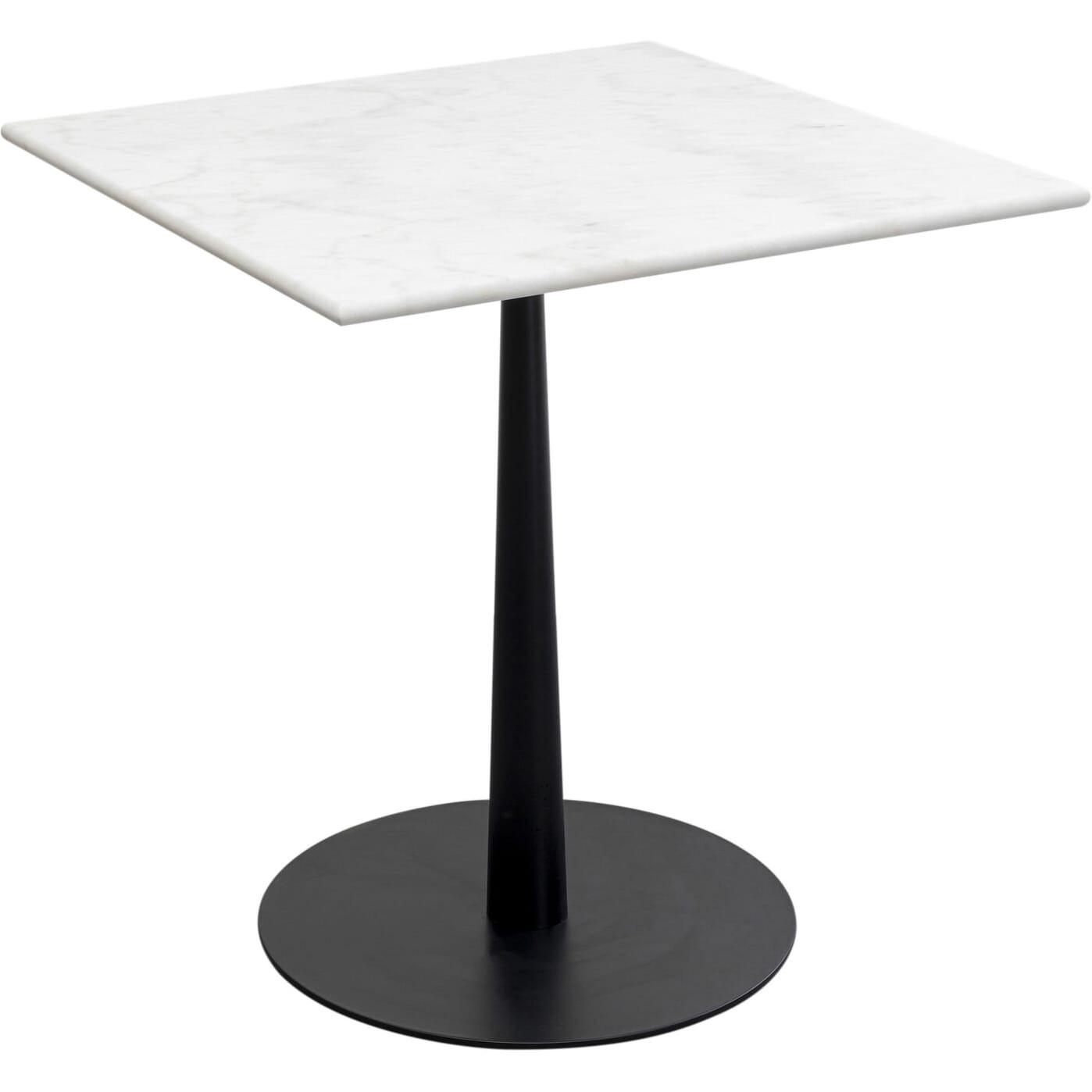 KARE Design Table de bistrot Capri blanc 70x70  