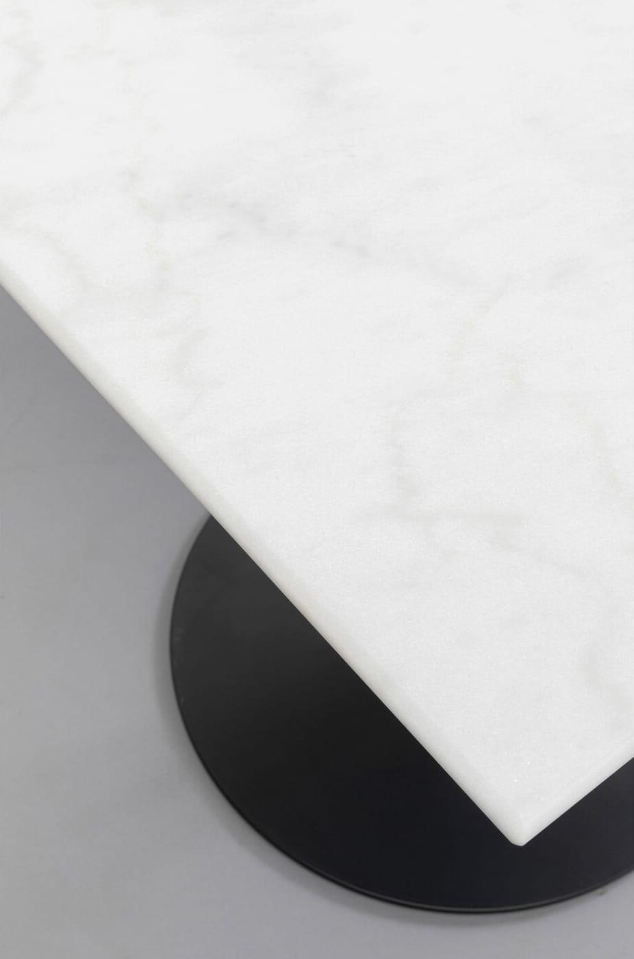 KARE Design Table de bistrot Capri blanc 70x70  