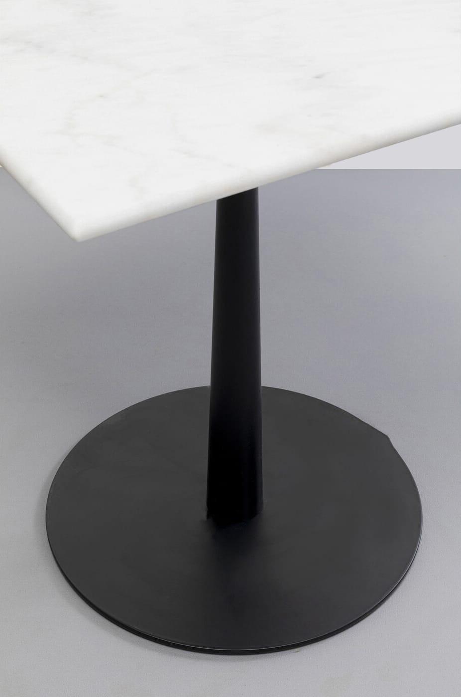 KARE Design Table de bistrot Capri blanc 70x70  