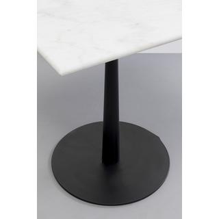 KARE Design Table de bistrot Capri blanc 70x70  