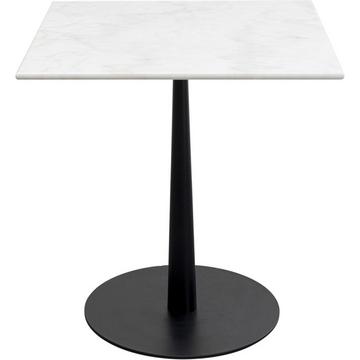 Table de bistrot Capri blanc 70x70