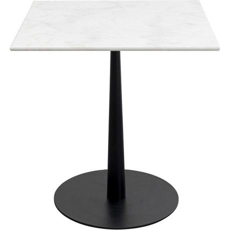 KARE Design Table de bistrot Capri blanc 70x70  
