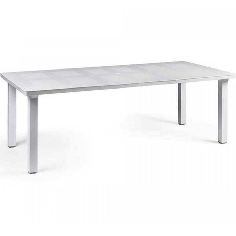 Table de jardin extensible Libeccio blanc 160