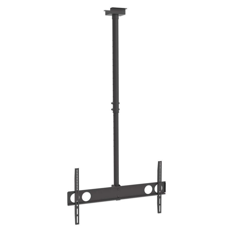 Manhattan  Universal TV-Deckenhalterung, Geeignet für Bildschirme von 37" bis 70"* und bis zu 50 kg, 0Â° bis -15Â° neigbar, 360Â° schwenkbar, Teleskopstange 105 bis 156 cm ausziehbar, 