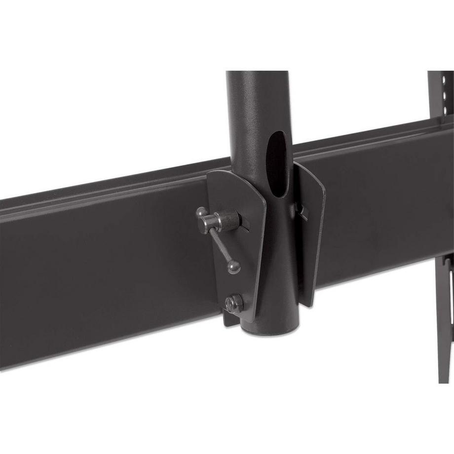 Manhattan  Universal TV-Deckenhalterung, Geeignet für Bildschirme von 37" bis 70"* und bis zu 50 kg, 0Â° bis -15Â° neigbar, 360Â° schwenkbar, Teleskopstange 105 bis 156 cm ausziehbar, 