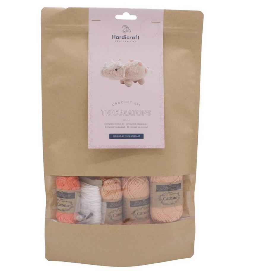 Hardicraft  Dinosaurier Triceratops - Häkelset 