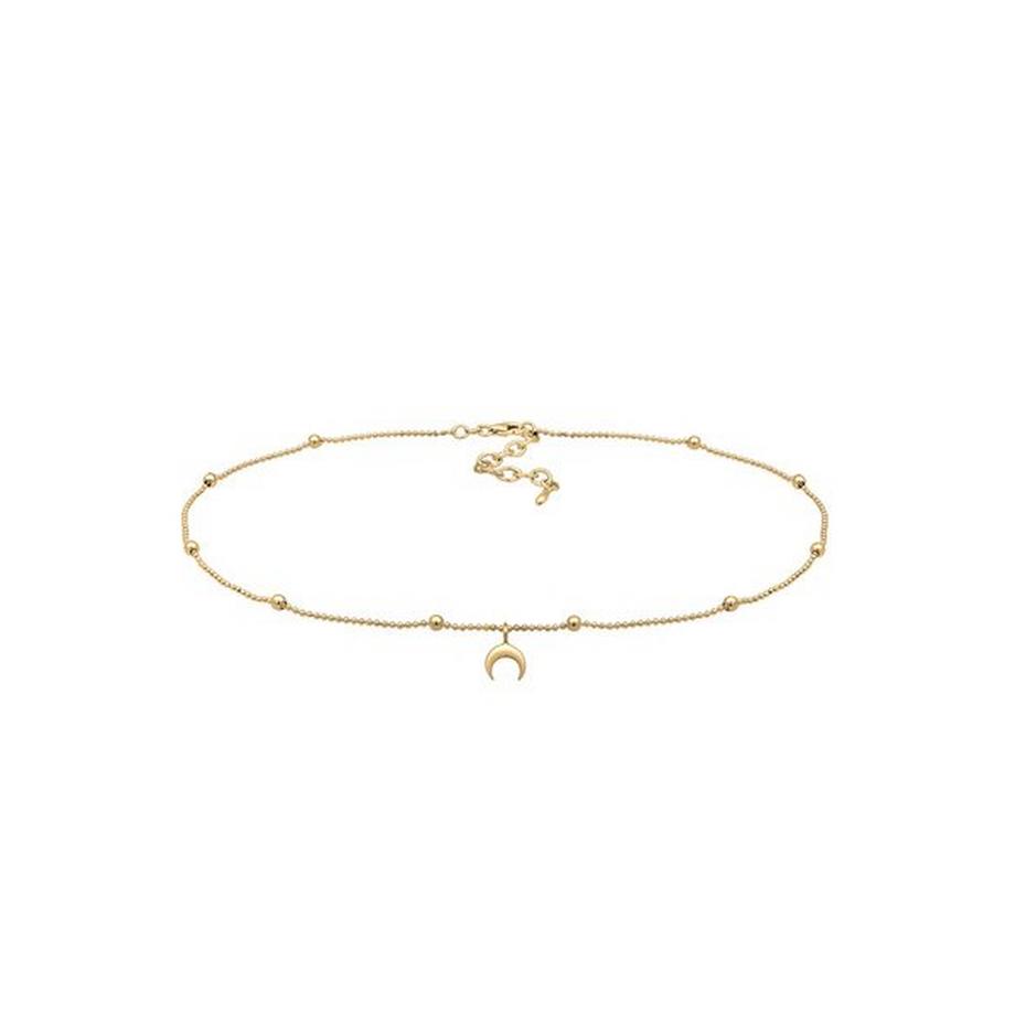 Halskette Choker Halbmond