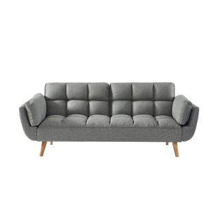 Vente-unique Schlafsofa Klappsofa 3Sitzer Stoff meliert LOELINE  