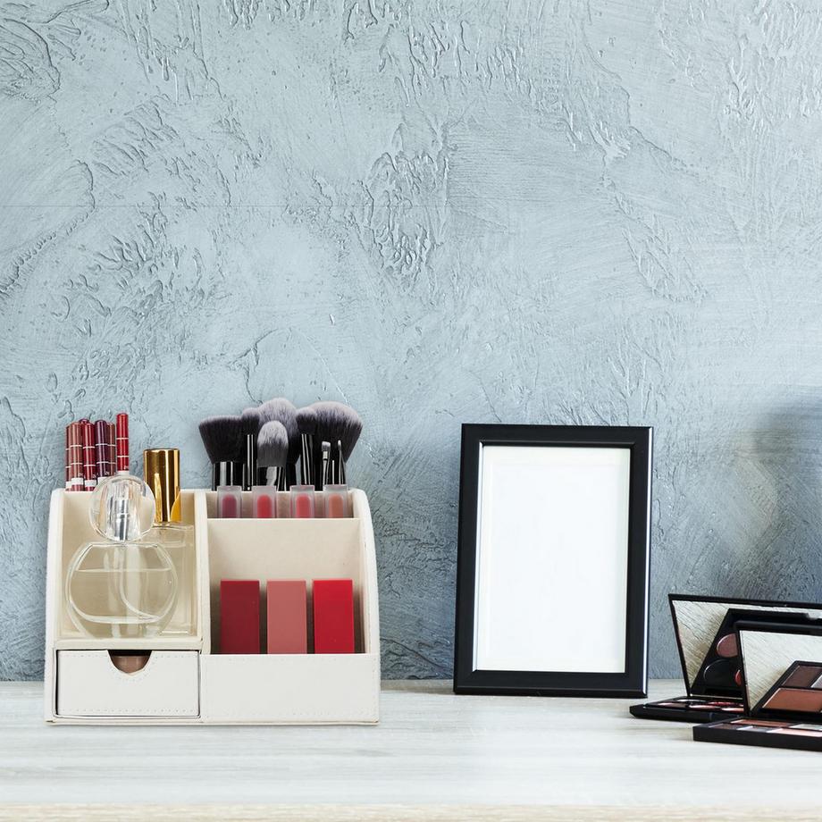 B2X Organizer da scrivania in pelle artificiale  