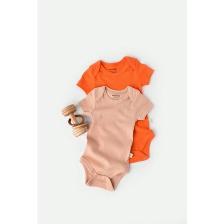 BabyCosy Organic  Body, manches courtes, 2 Pack 