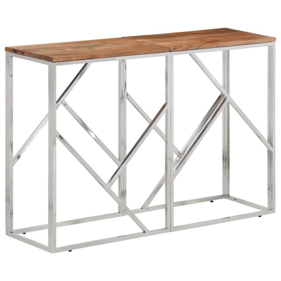 Table de console acier inoxydable